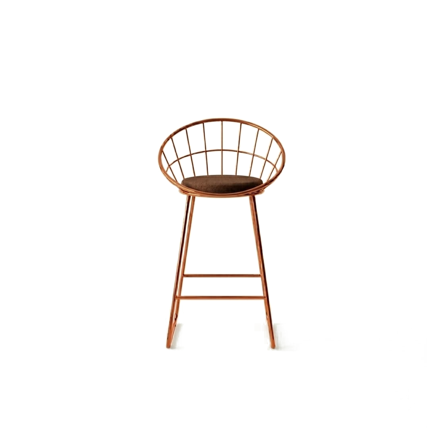 Velvet Rose – Silla de Barra Metálica con CojÃn