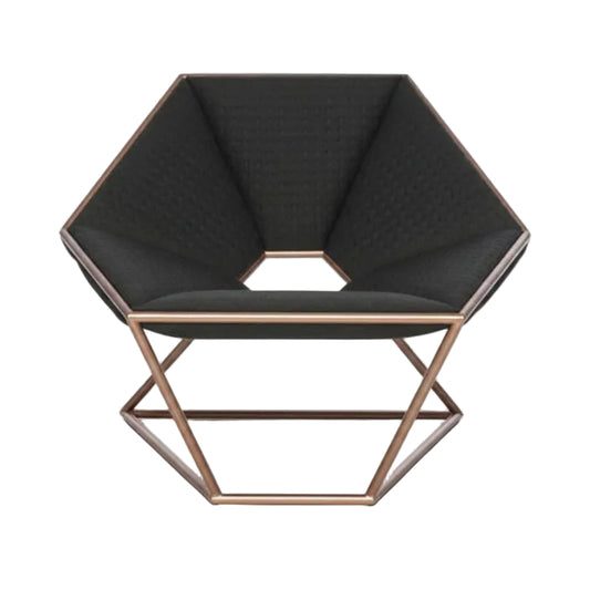 Silla Auxiliar CRYSTALLINE BLACK - Tapizado en Microfibra Premium