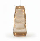 Silla Colgante LUNA DI GARDA - Fibra Sintética con Lona Acrílica