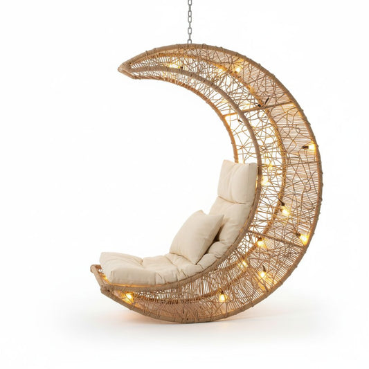 Silla Colgante LUNA DI GARDA - Fibra Sintética con Lona Acrílica