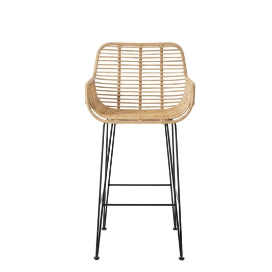 Silla de Barra KORA ARTISAN - Rattan Sintético Artesanal