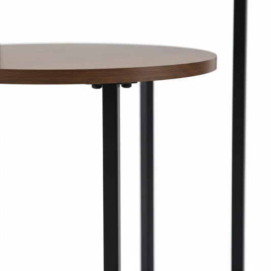 Set Mesas Auxiliares TWIN TABLES - Melamina Wengue 2 Piezas