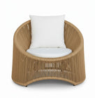 Silla Auxiliar BALI LOUNGE - Fibra Náutica con Cojines de Lona