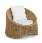 Silla Auxiliar BALI LOUNGE - Fibra Náutica con Cojines de Lona