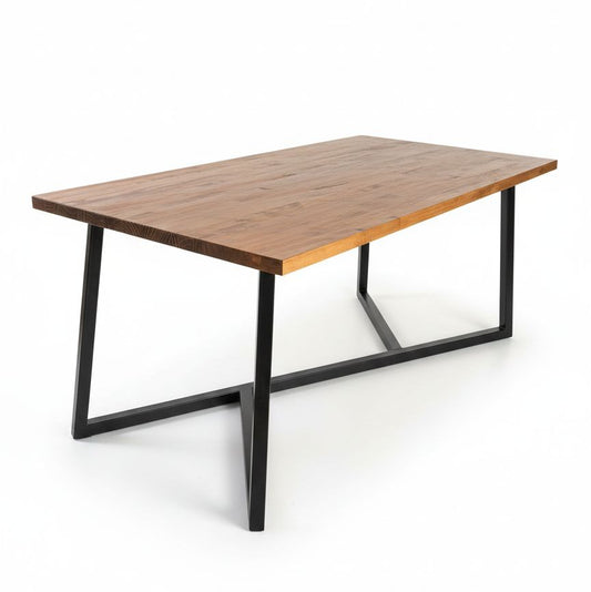 Mesa Comedor FORGE DINING - Teca y Metal 200cm