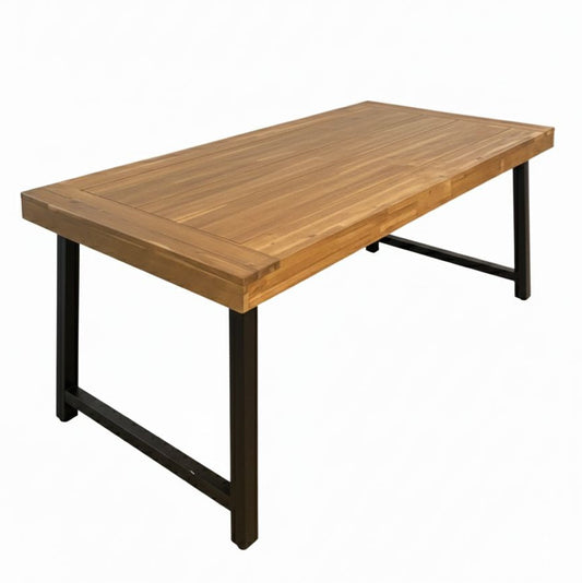 Mesa Comedor AITANA FRAME - Roble y Metal 180cm