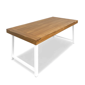 compare product Aitana: Mesa de Comedor Rectangular en Madera y Metal