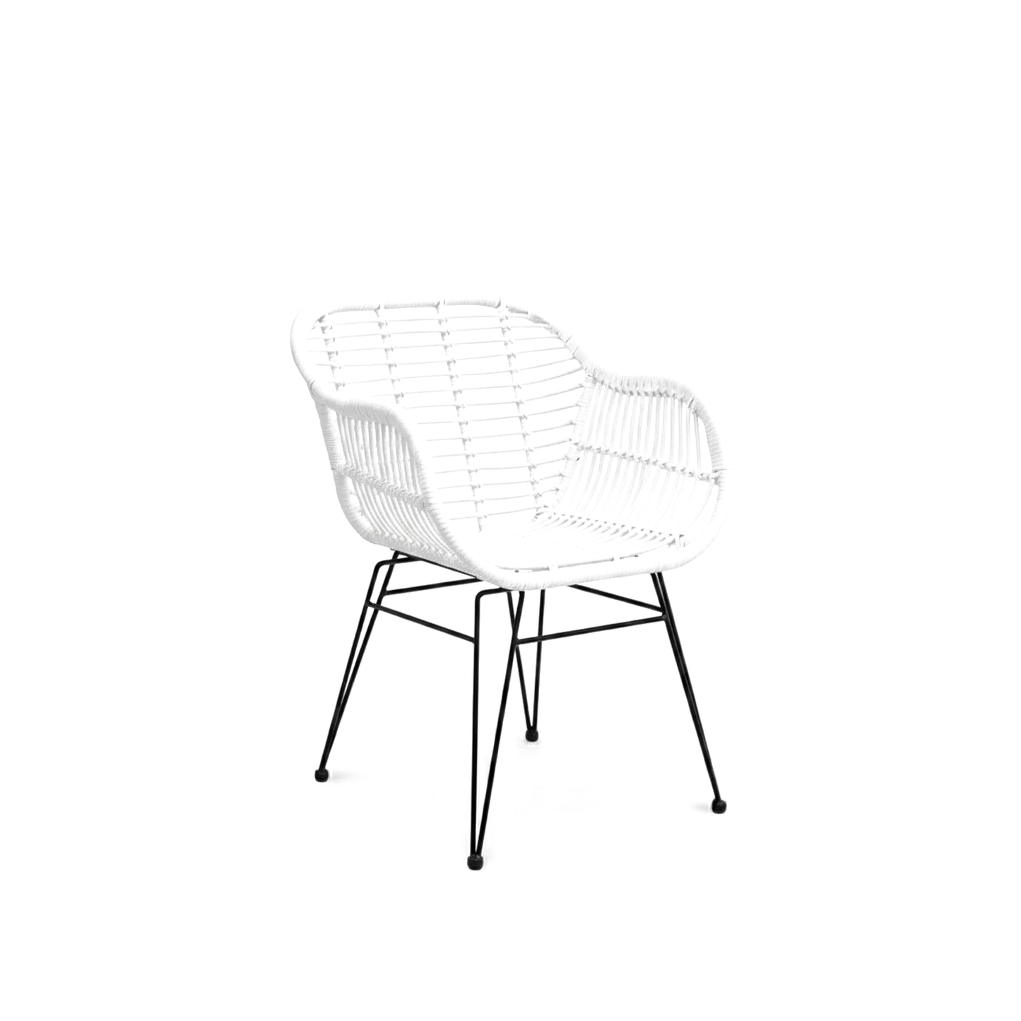 Aura Amarilla â€“ Silla de Comedor Tejida