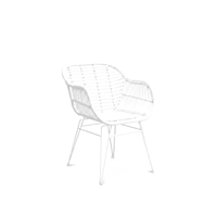 Aura Amarilla â€“ Silla de Comedor Tejida