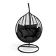 Eclipse â€“ Silla Colgante Negra con Base
