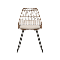 Linear Glam â€“ Silla de Comedor MetÃ¡lica con CojÃ­n