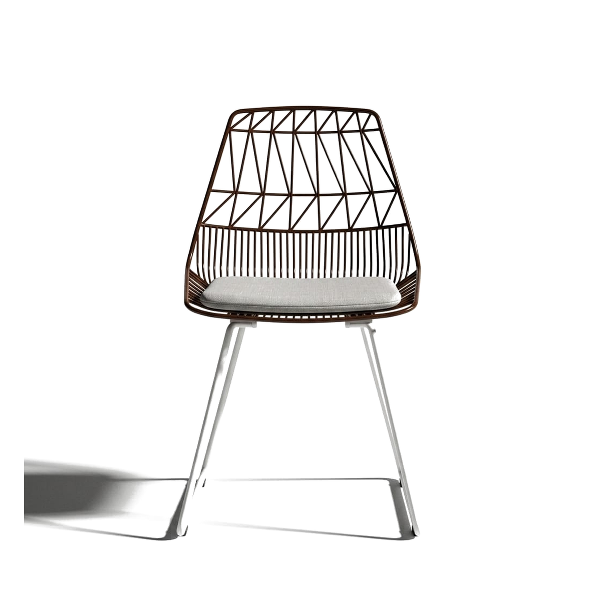 Linear Glam â€“ Silla de Comedor MetÃ¡lica con CojÃ­n
