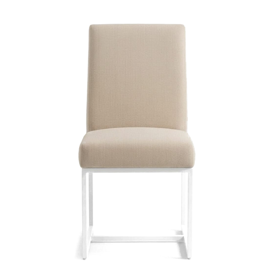 Luxor Ivory â€“ Silla de Comedor Tapizada