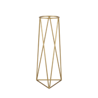 Oro Prism 2 â€“ Portamatera Dorado GeomÃ©trico