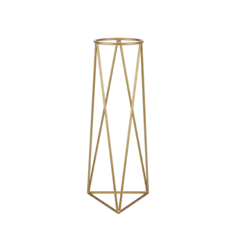 compare product Oro Prism 2: Portamatera Dorado Geométrico