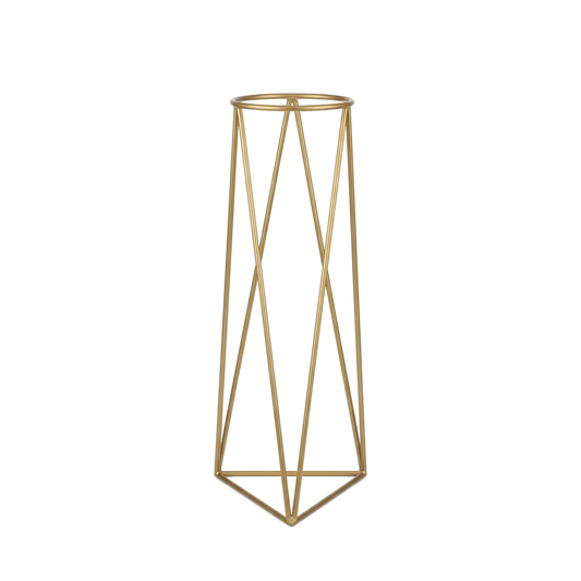 Oro Prism 2 â€“ Portamatera Dorado GeomÃ©trico