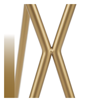 Oro Prism 2 â€“ Portamatera Dorado GeomÃ©trico
