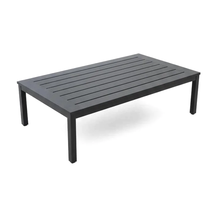 Solarium: Juego de Sala Negro con Cojines Claros