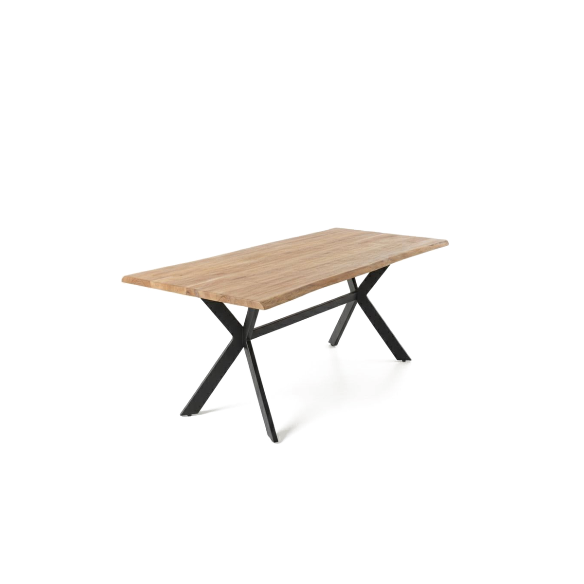 Titan â€“ Juego de Comedor Negro con Mesa de Madera