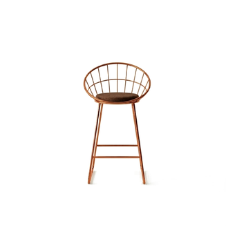compare product Velvet Rose: Silla de Barra Metálica con Cojín